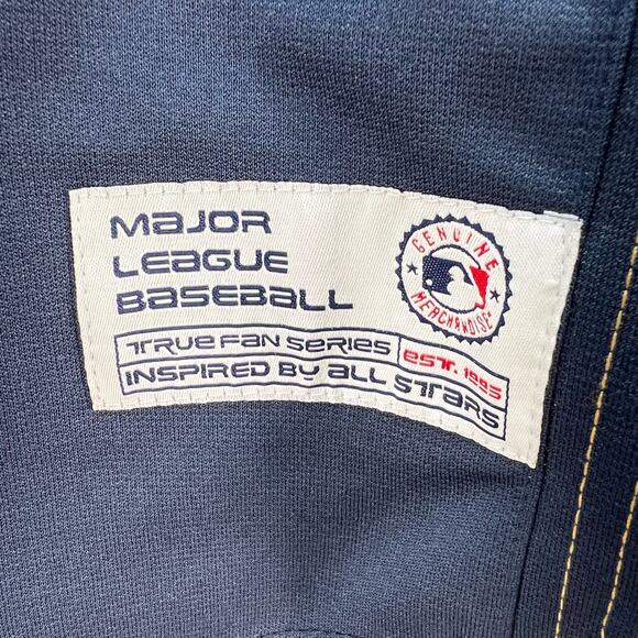 True Fan Milwaukee Brewers Jersey Men's L Ryan Braun Blue Gold Baseball All-Star - Picture 5 of 12